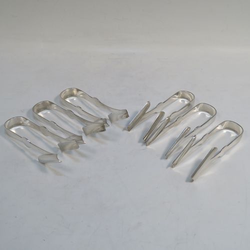 Antique Silver Asparagus Servers