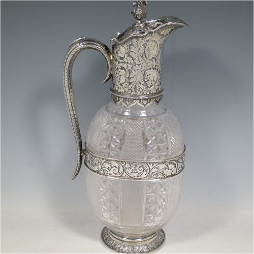 Antique Silver Claret Jugs