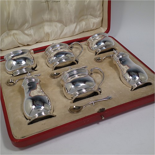 Antique Silver Condiment Sets