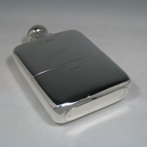 Antique Silver Whisky Hip Flasks