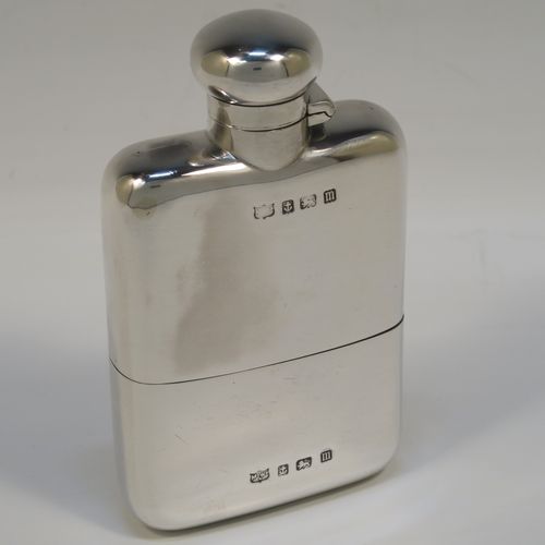 Whisky Hip Flasks in Antique Sterling Silver Bryan Douglas Antique ...