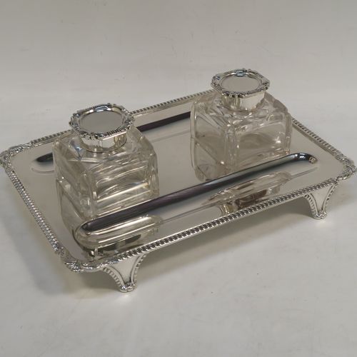 Inkstands in Antique Sterling Silver Bryan Douglas Antique