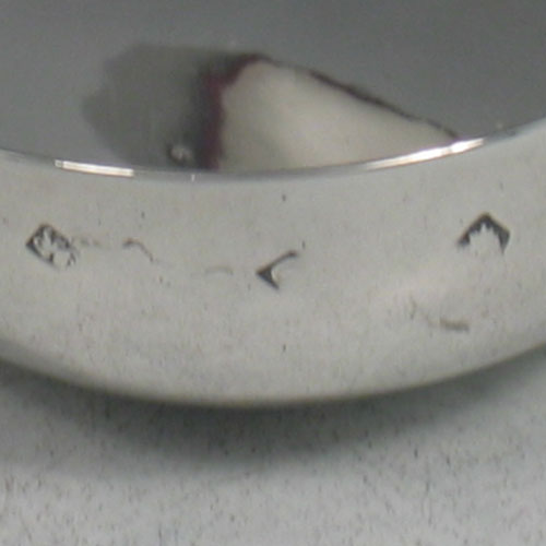 Antique Georgian, sterling silver pap boat, made in London, 1729 (with a set of contemporaneous initials). Length 12 cms.