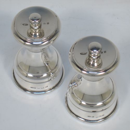 Antique Silver Pepper Grinders