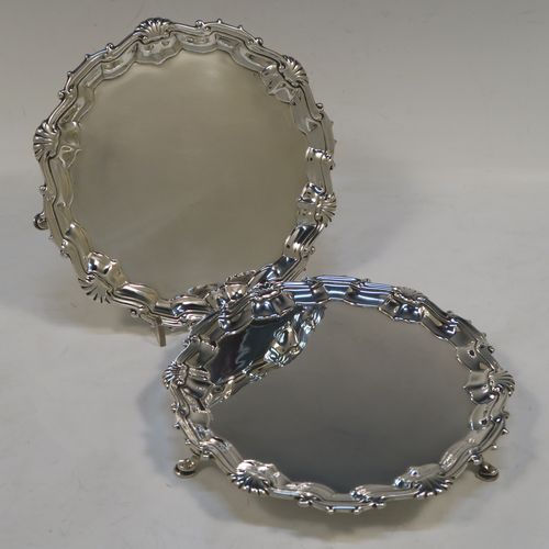 Antique Silver Small Salvers