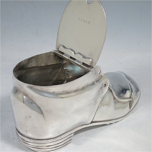 antique silver shoes