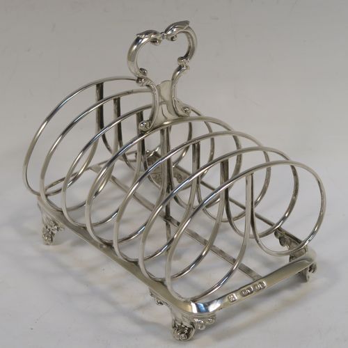 Silver Toast Rack, Victorian Silver for Sale